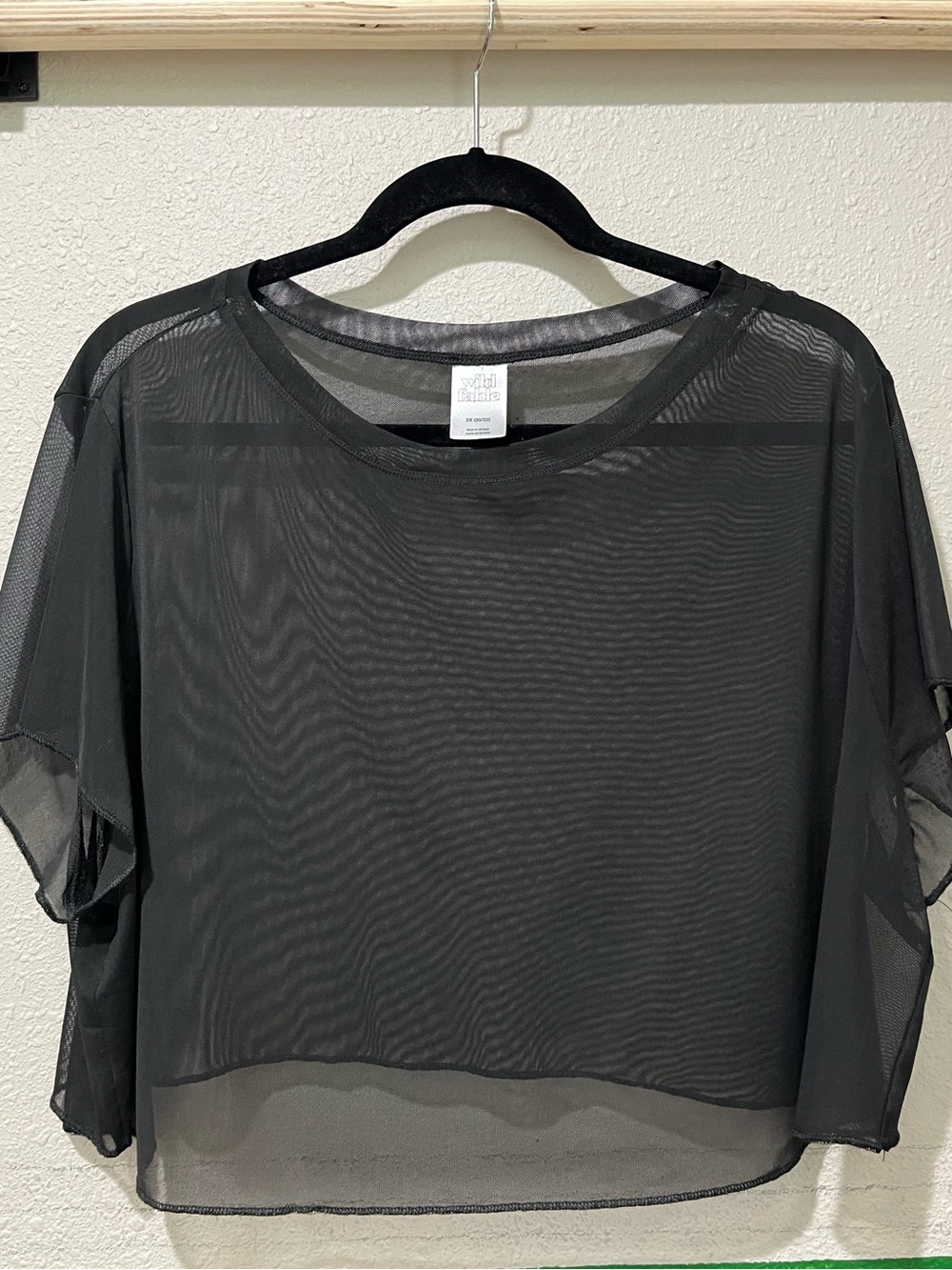 Mesh crop top